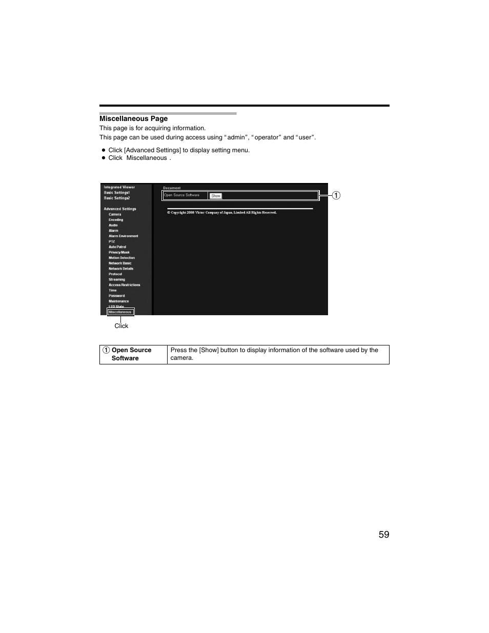 JVC VN-V225U series User Manual | Page 59 / 85