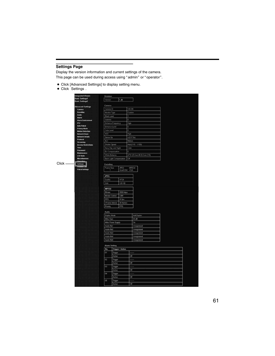 JVC VN-V225U series User Manual | Page 61 / 85