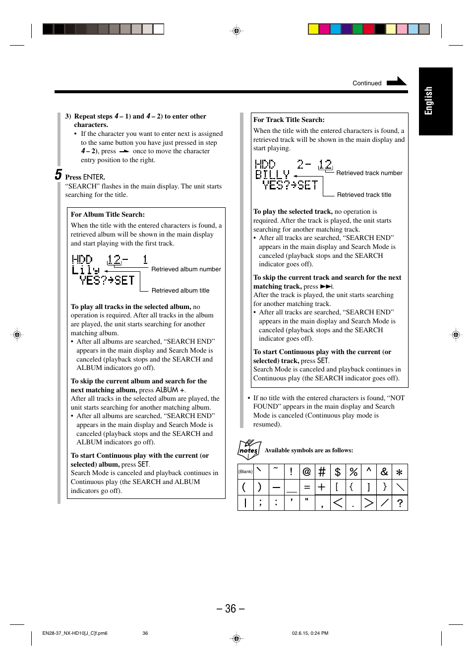 English | JVC NX-HD10 User Manual | Page 39 / 84