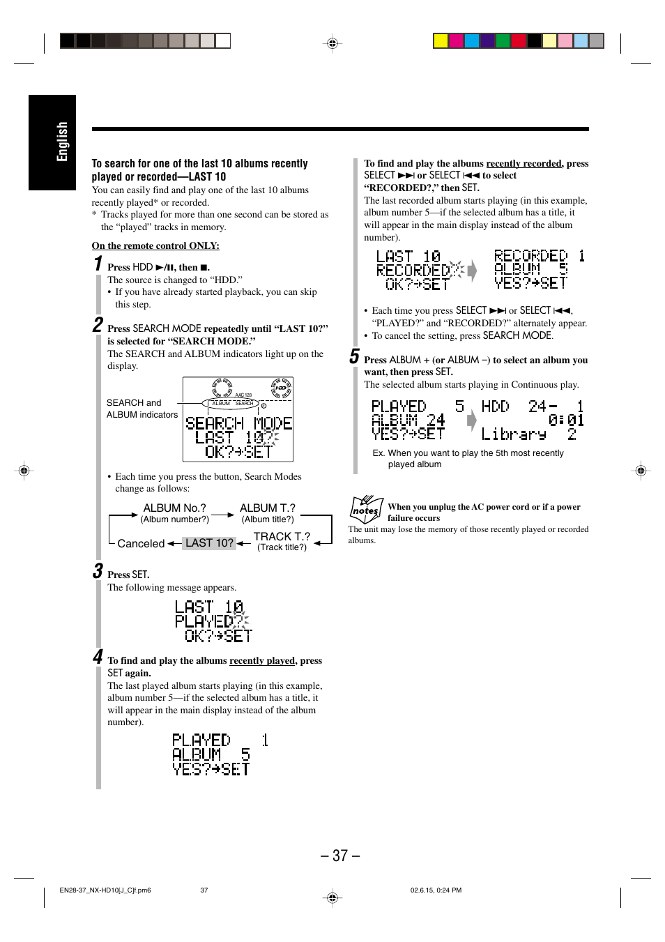 English | JVC NX-HD10 User Manual | Page 40 / 84