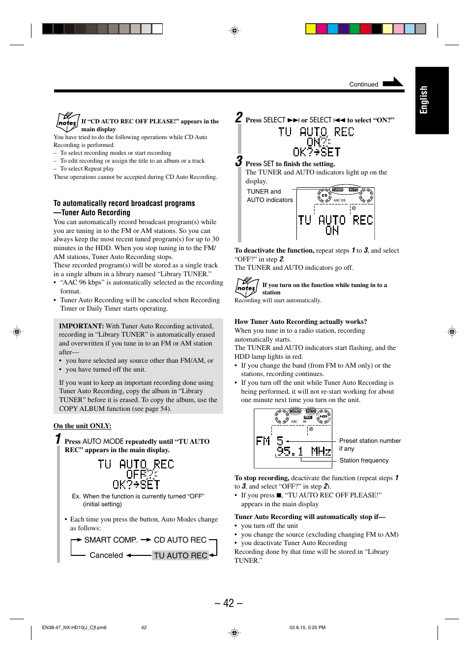 English | JVC NX-HD10 User Manual | Page 45 / 84