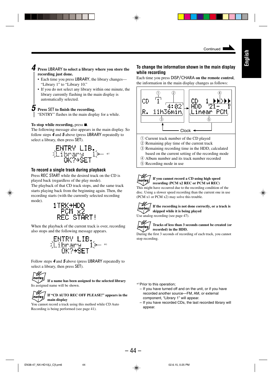 English | JVC NX-HD10 User Manual | Page 47 / 84