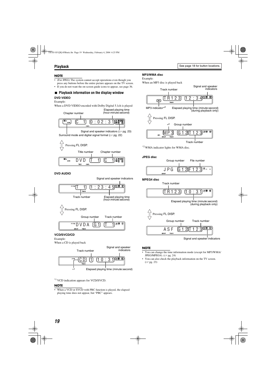 Pg. 19 | JVC SP-THS5C User Manual | Page 22 / 48