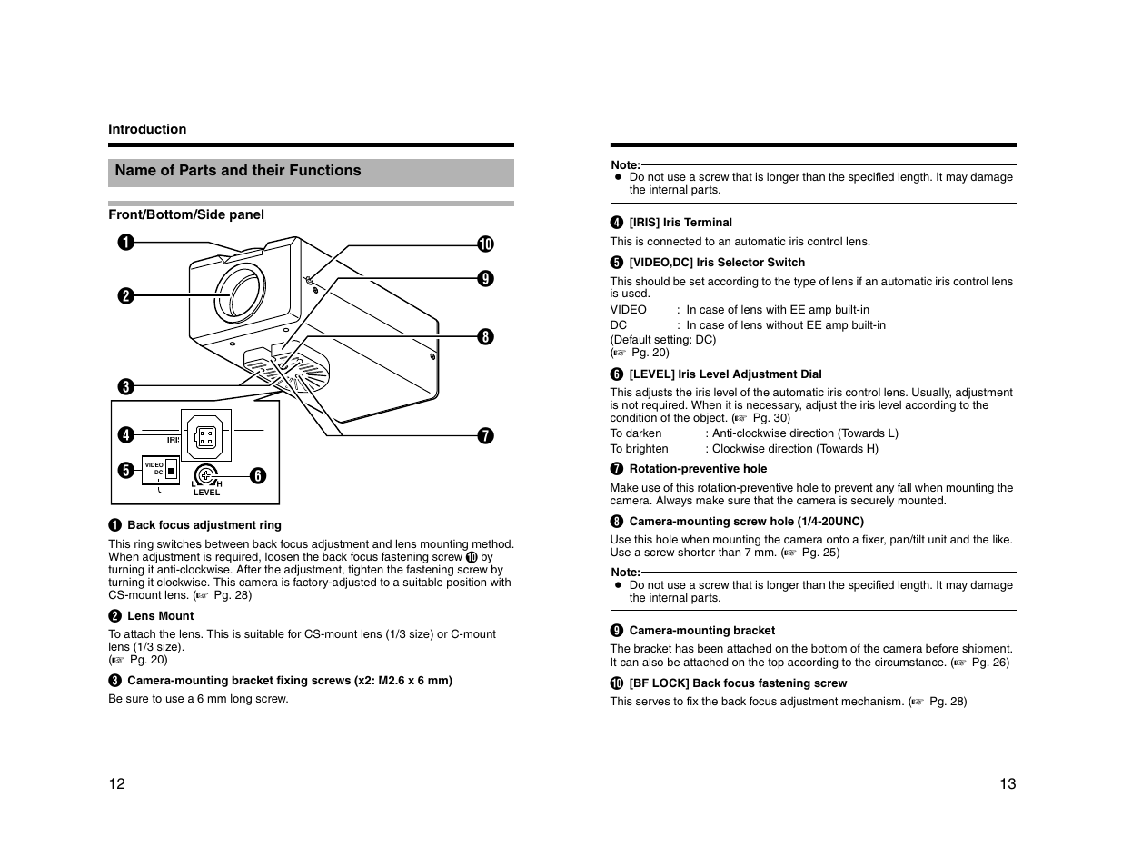 JVC TK-C1530U User Manual | Page 7 / 35
