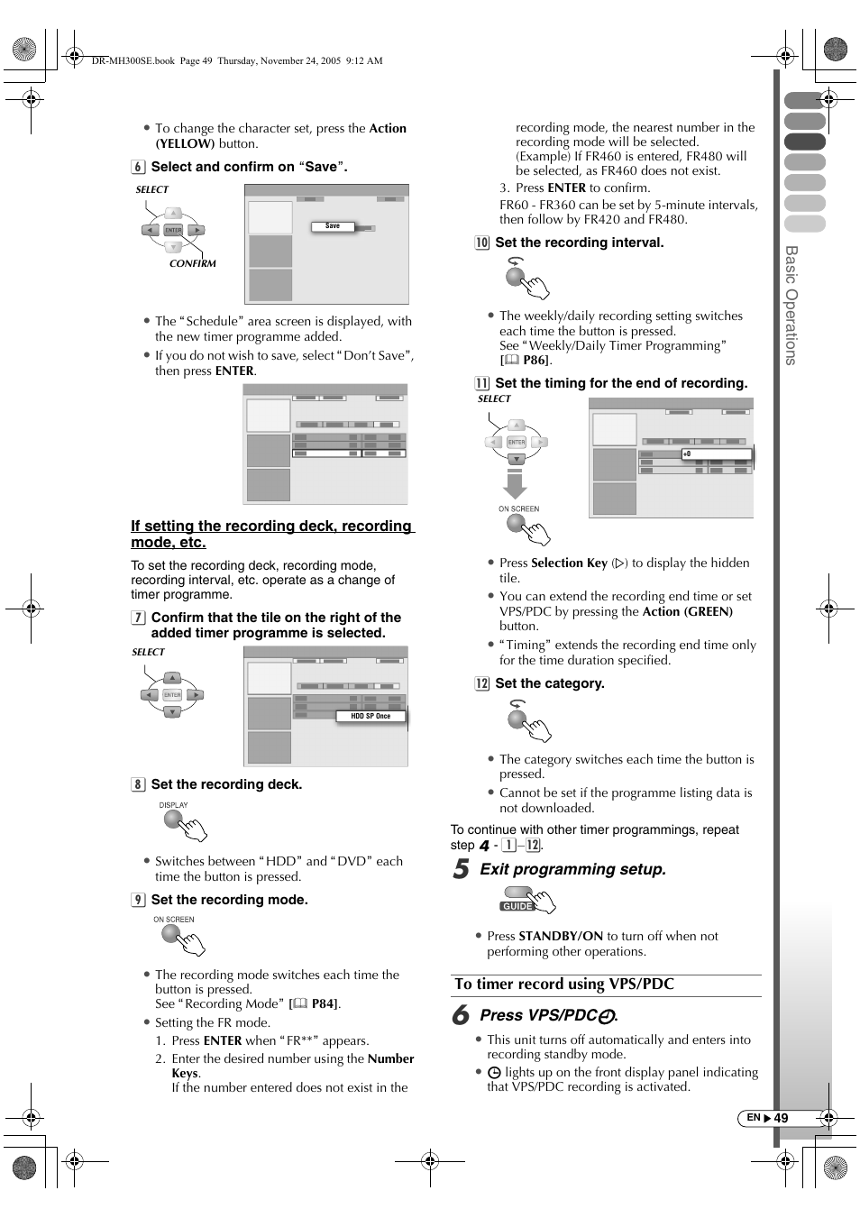 JVC DR-MH300BEK User Manual | Page 49 / 116