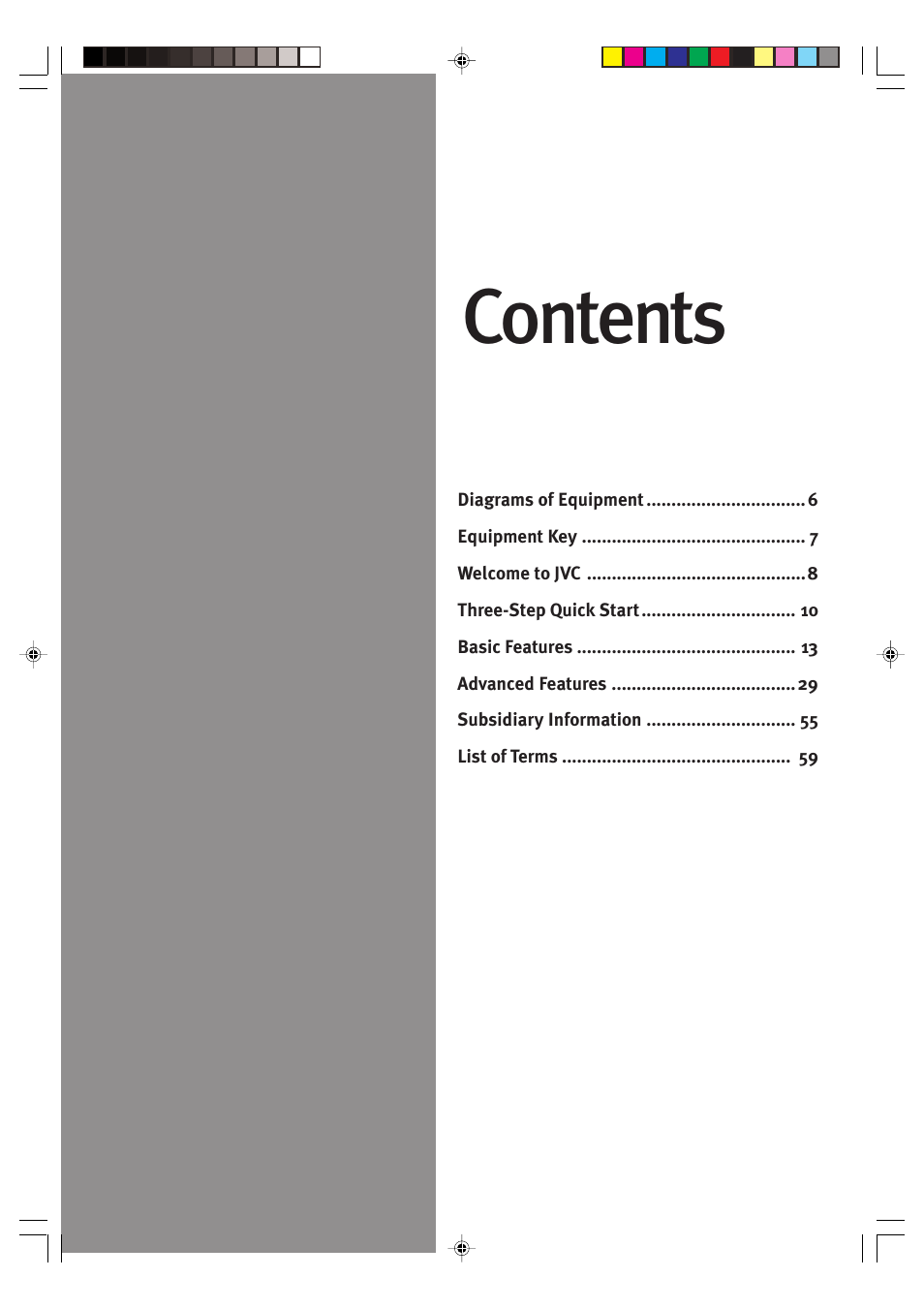 JVC VIDEO PLUS HR-S6965EK User Manual | Page 5 / 60