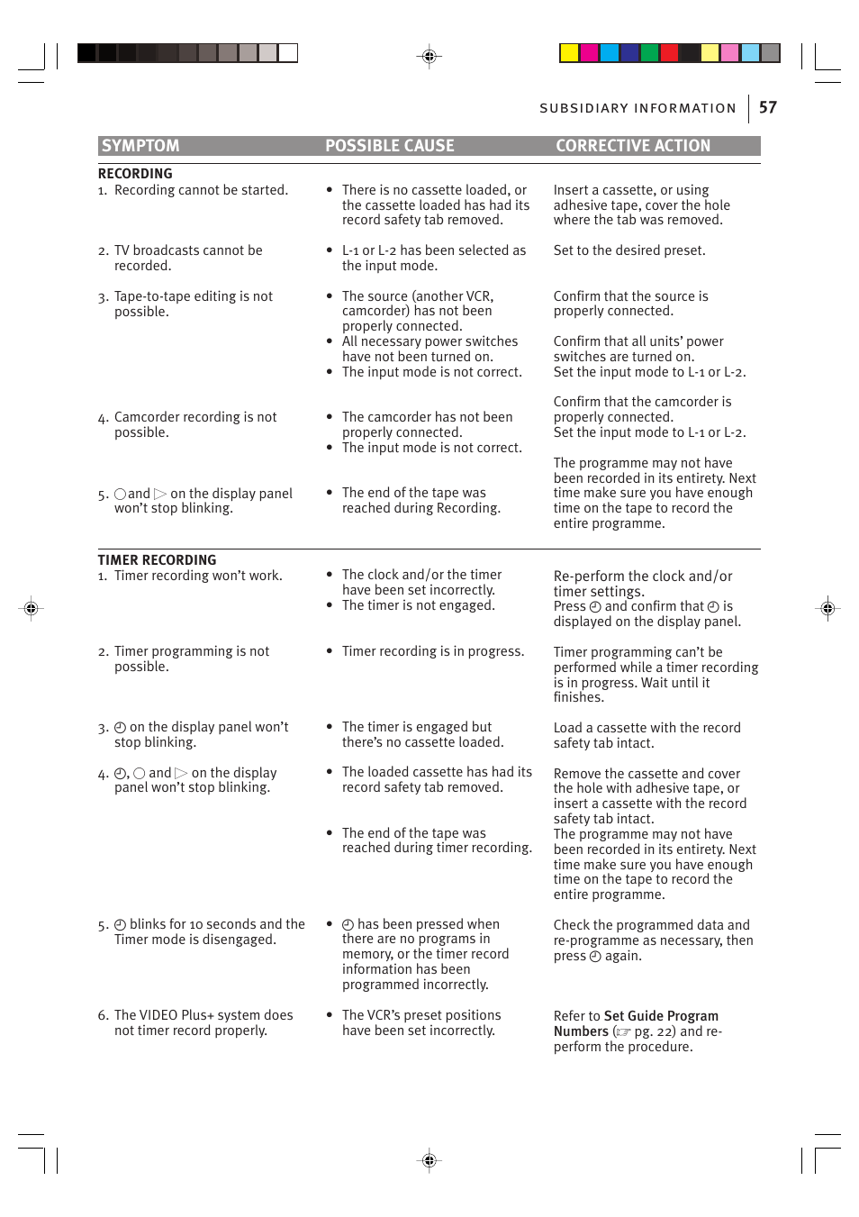 JVC VIDEO PLUS HR-S6965EK User Manual | Page 57 / 60