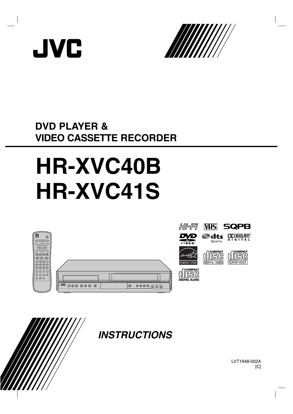 JVC HR-XVC41S User Manual | 37 pages