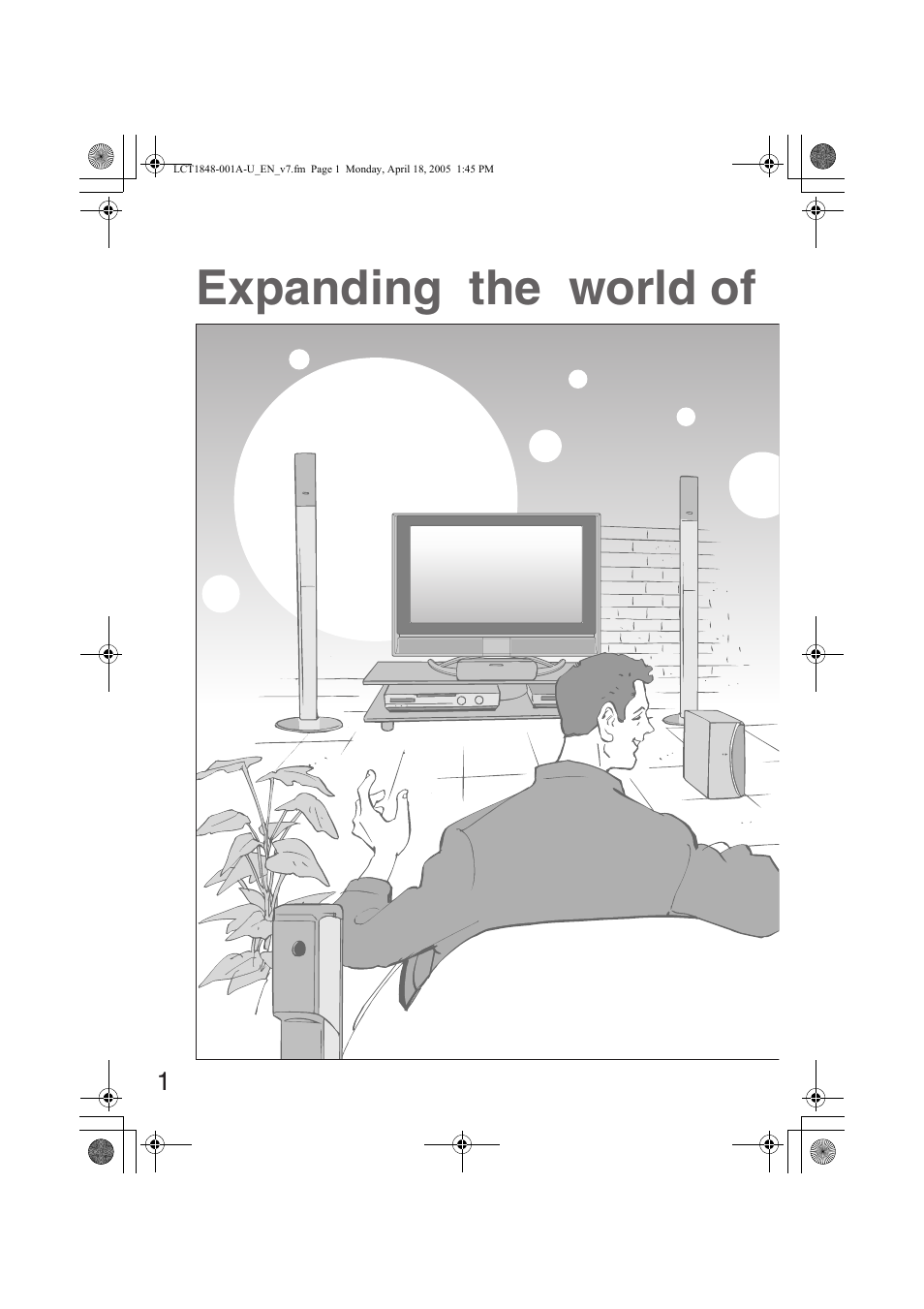 Expanding the world of | JVC DYNAPIX LT-32S60BU User Manual | Page 2 / 35