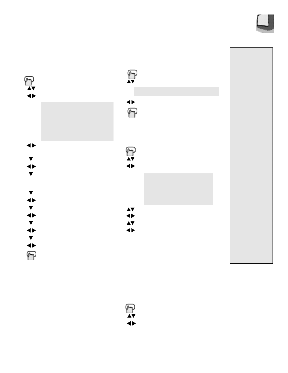 On/off timer, Closed caption, Language | Noise muting | JVC TV 20240 User Manual | Page 19 / 36