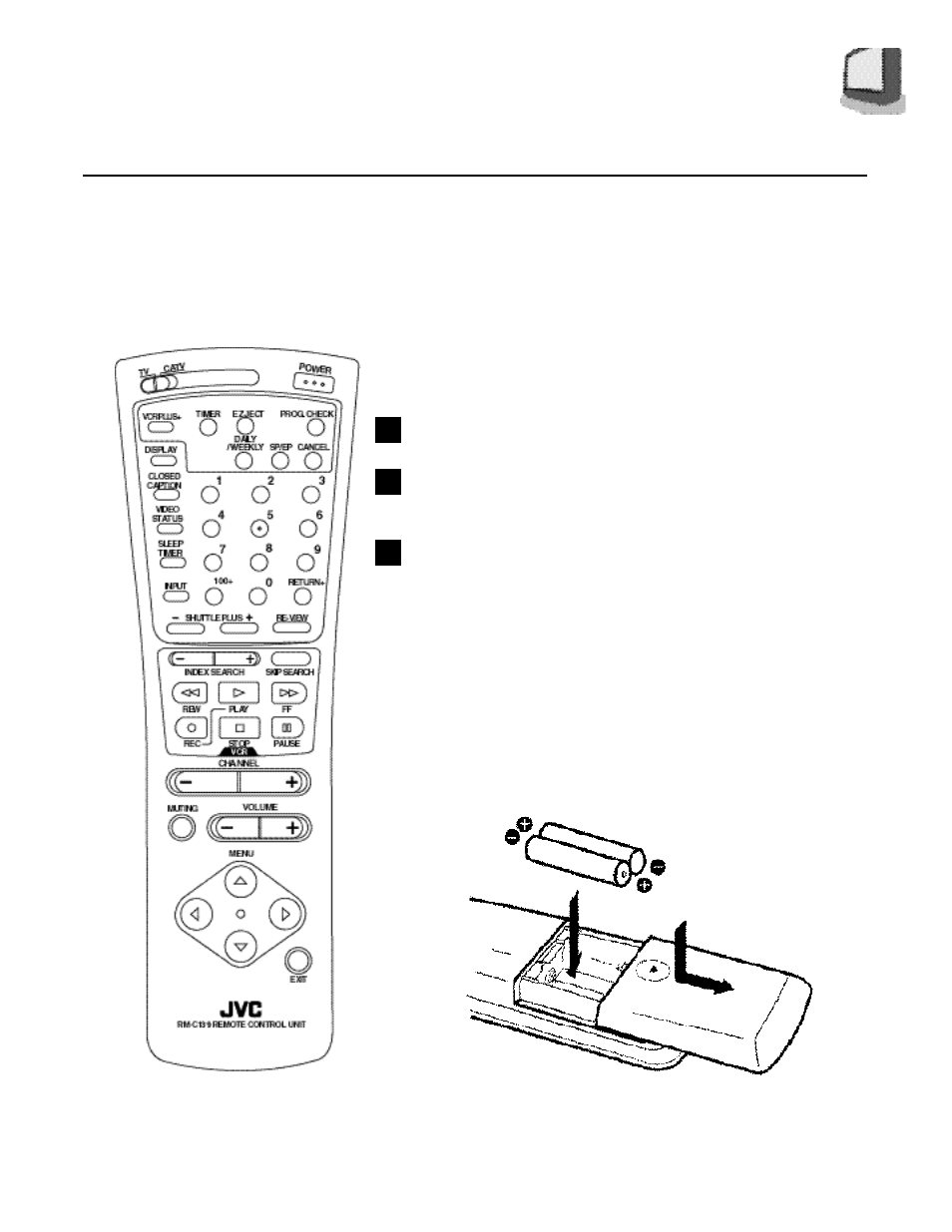 Rm-c139 | JVC TV 20240 User Manual | Page 9 / 36