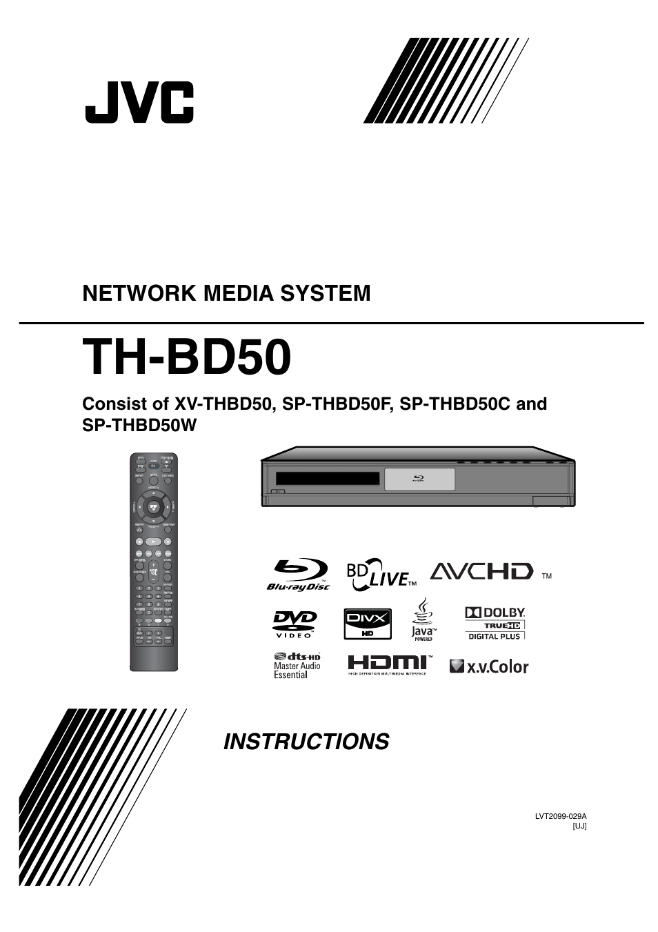 JVC SP-THBD50W User Manual | 48 pages