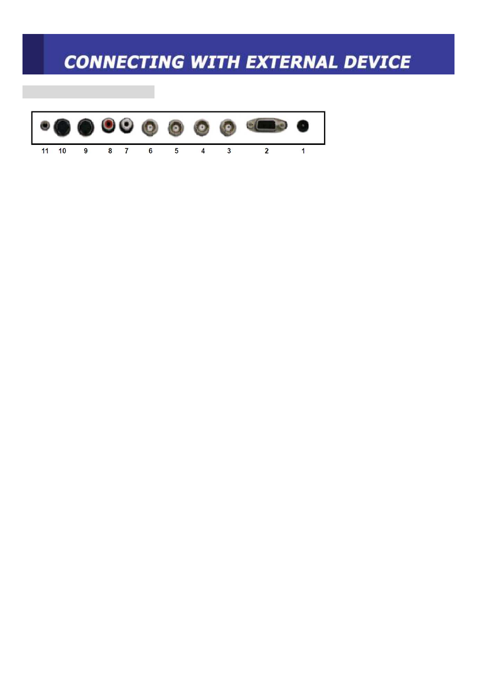Connecting with external device, Rear panel control | JVC MA-LMU179V User Manual | Page 9 / 16