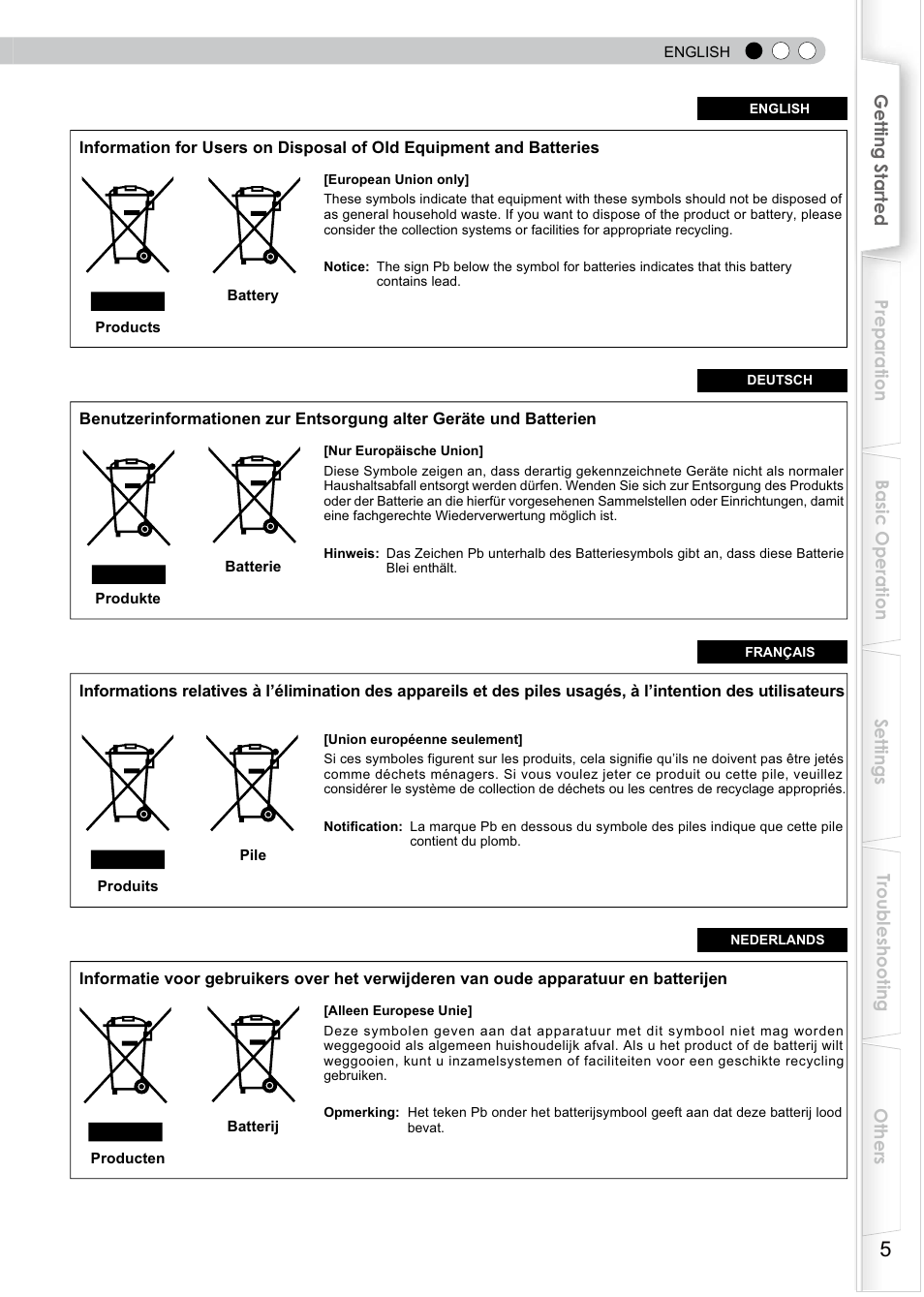 Safety precautions (continued) | JVC DLA-RS0 User Manual | Page 65 / 120