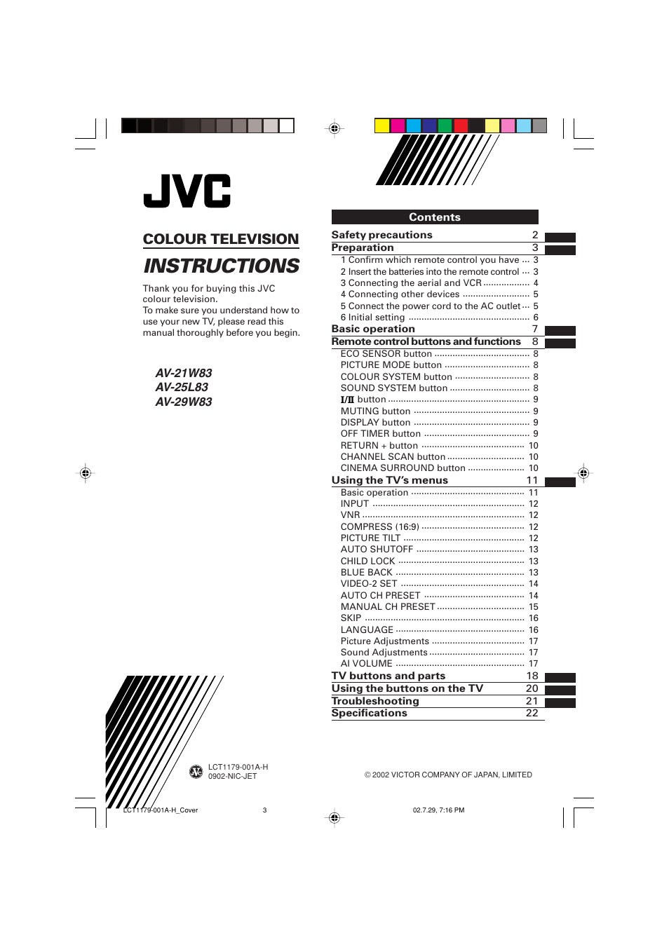 JVC LCT1179-001A-H User Manual | 46 pages