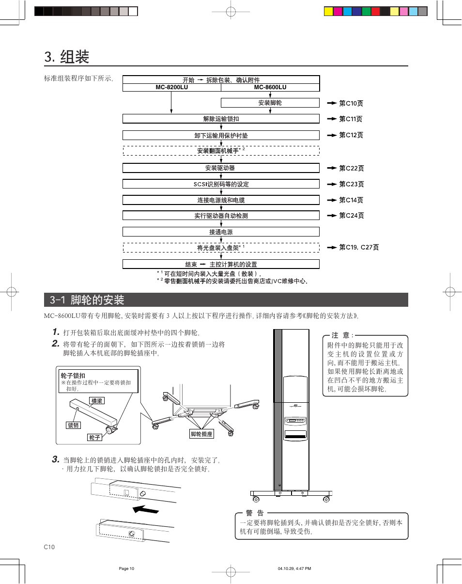 JVC CD/DVD Library MC-8200LU User Manual | Page 113 / 138