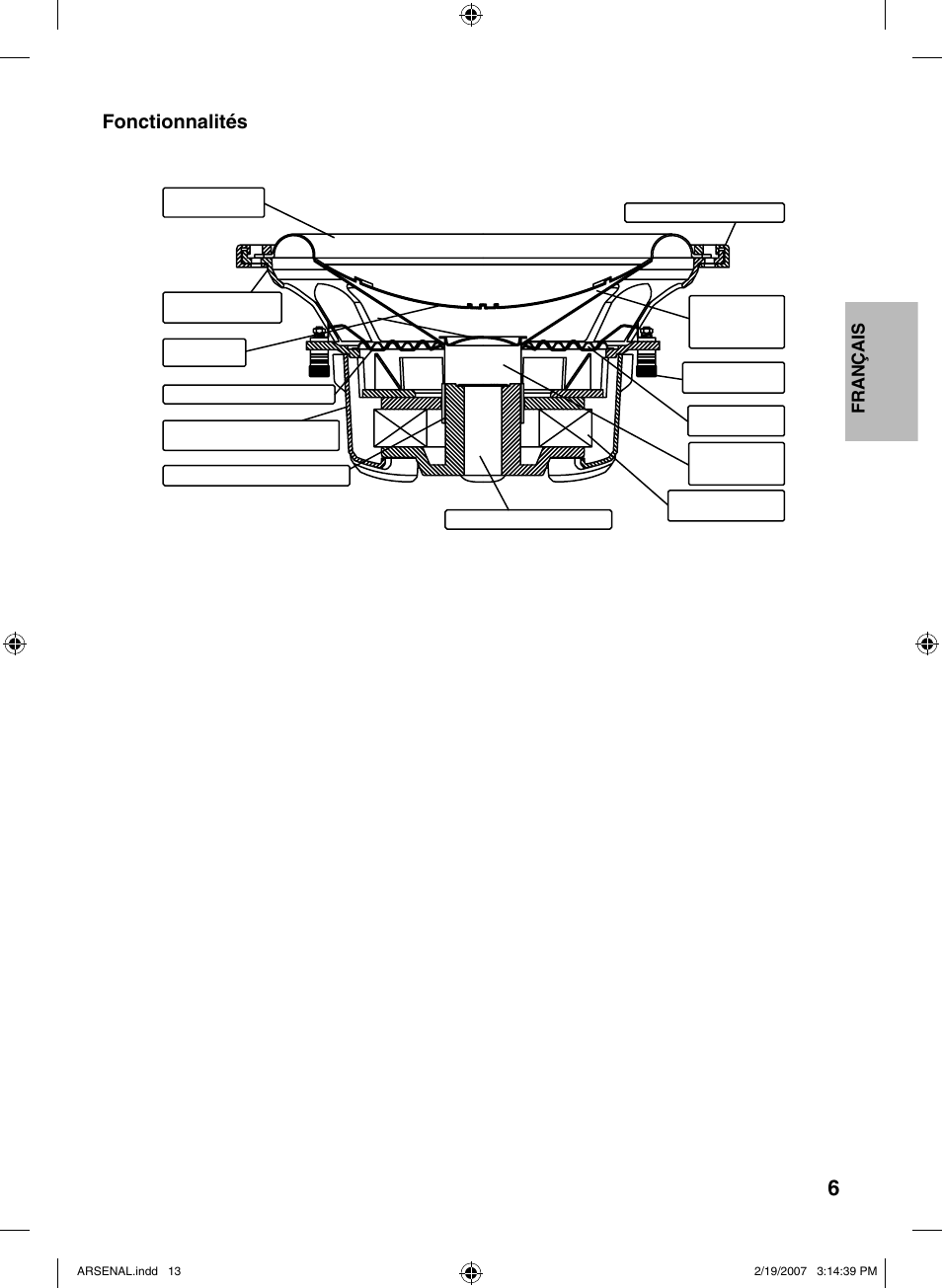 Fonctionnalités, Français | JVC CS-AW6240 User Manual | Page 13 / 20