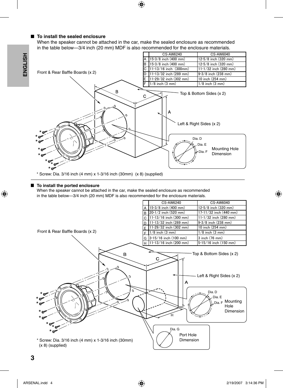 JVC CS-AW6240 User Manual | Page 4 / 20