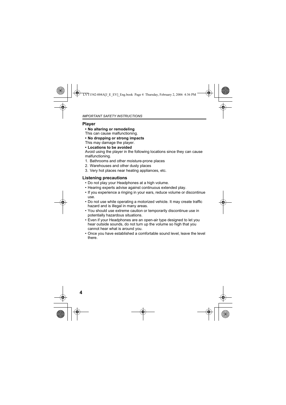 JVC XA-F57P User Manual | Page 4 / 44