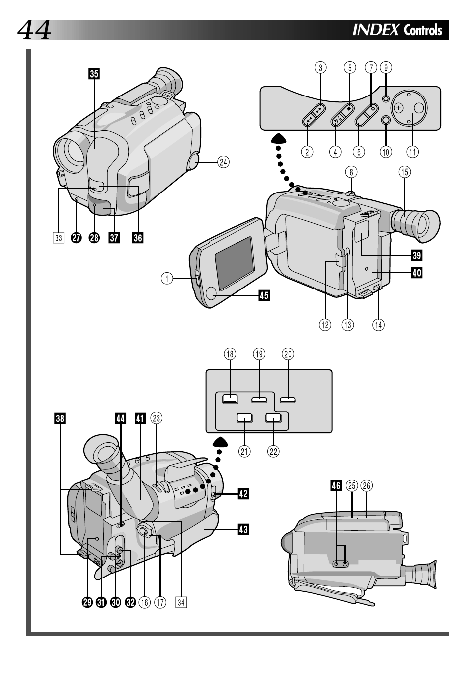 Index | JVC COMPACT VHS LYT0002-0N5A User Manual | Page 44 / 52