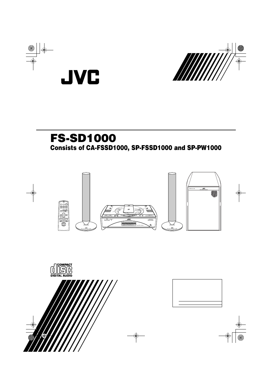 Fs-sd1000a, Fs-sd1000, Compact component system | Instructions | JVC FSSD1000CA User Manual | Page 29 / 52