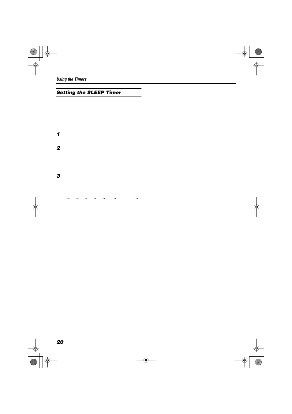 Setting the sleep timer | JVC FSSD1000CA User Manual | Page 50 / 52