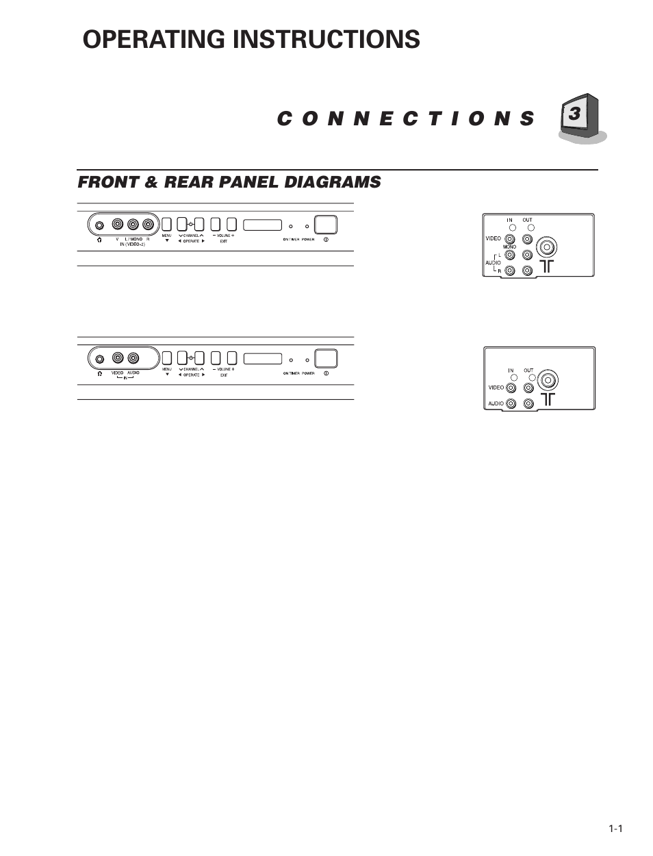 JVC AV-20N3PX User Manual | 1 page