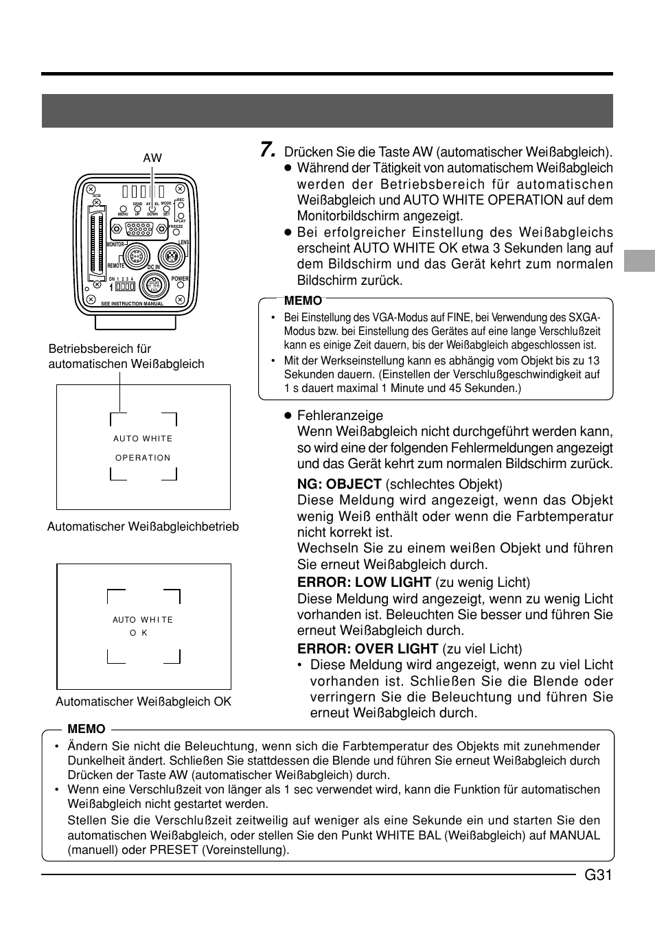 JVC KY-F70B User Manual | Page 107 / 221