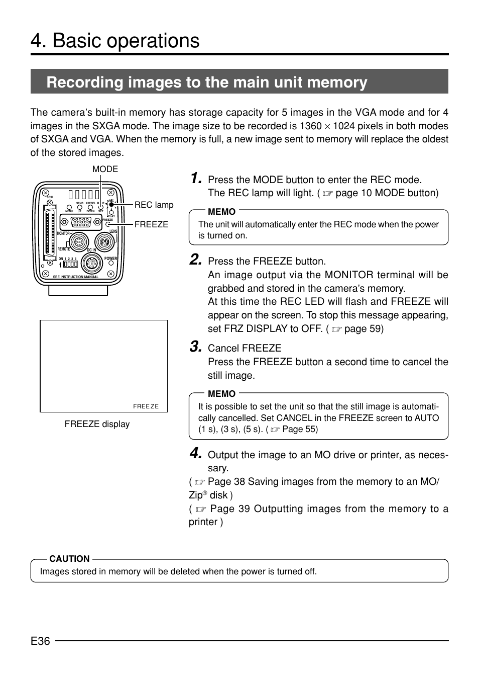 Basic operations | JVC KY-F70B User Manual | Page 40 / 221