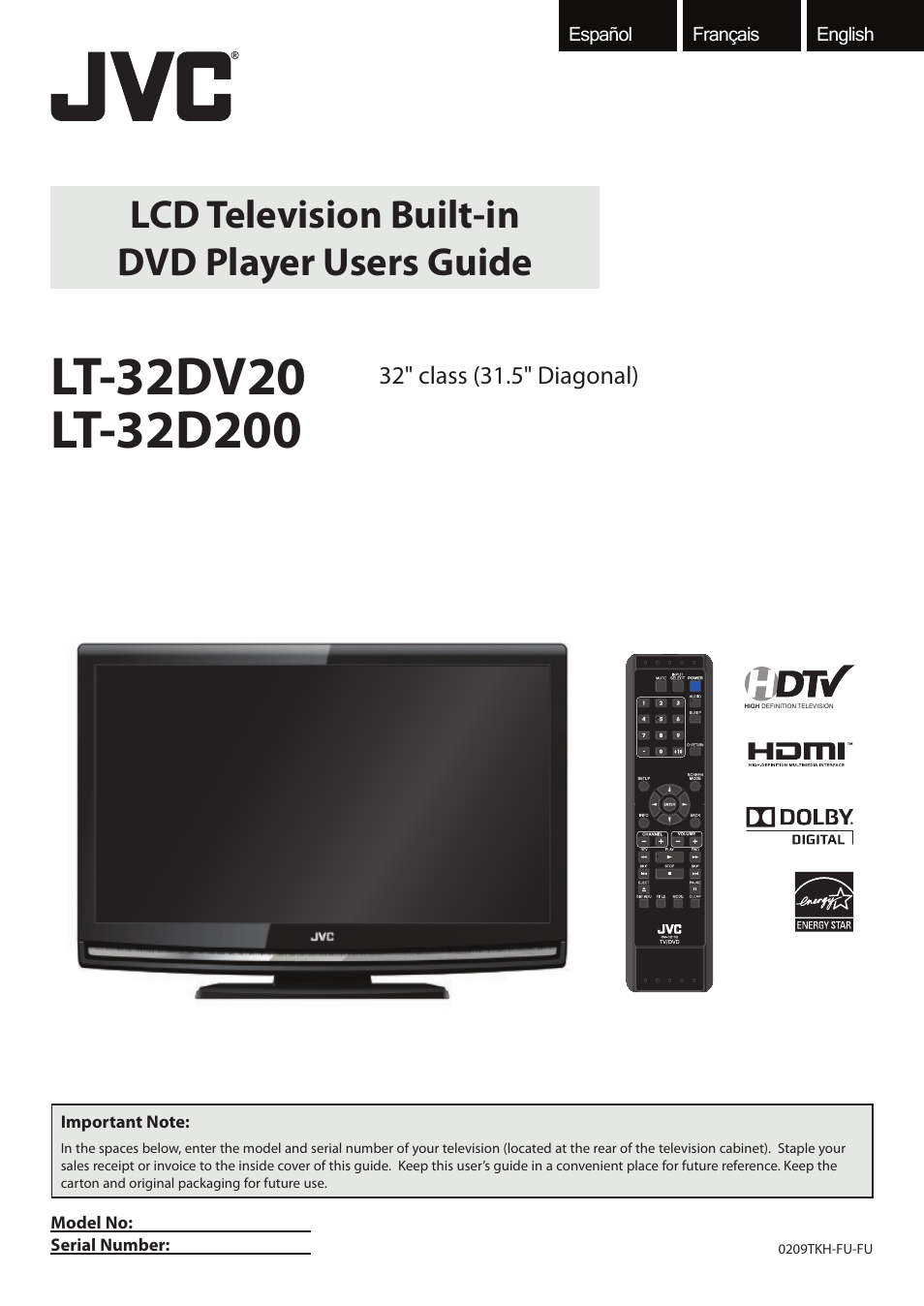 JVC 1EMN24860 User Manual | 56 pages