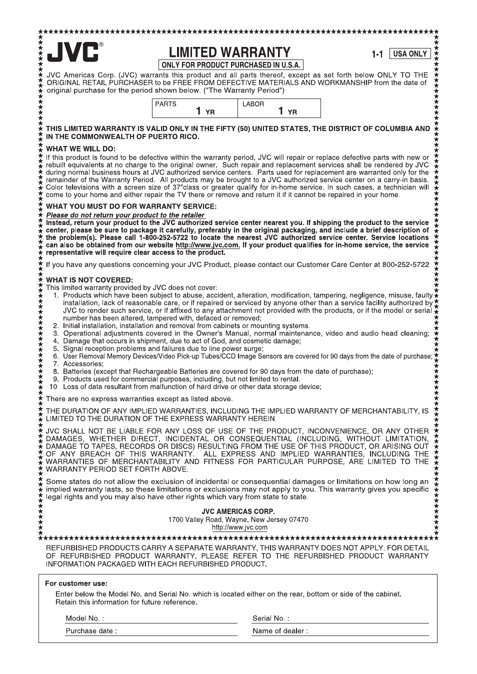 JVC 1EMN24860 User Manual | Page 55 / 56
