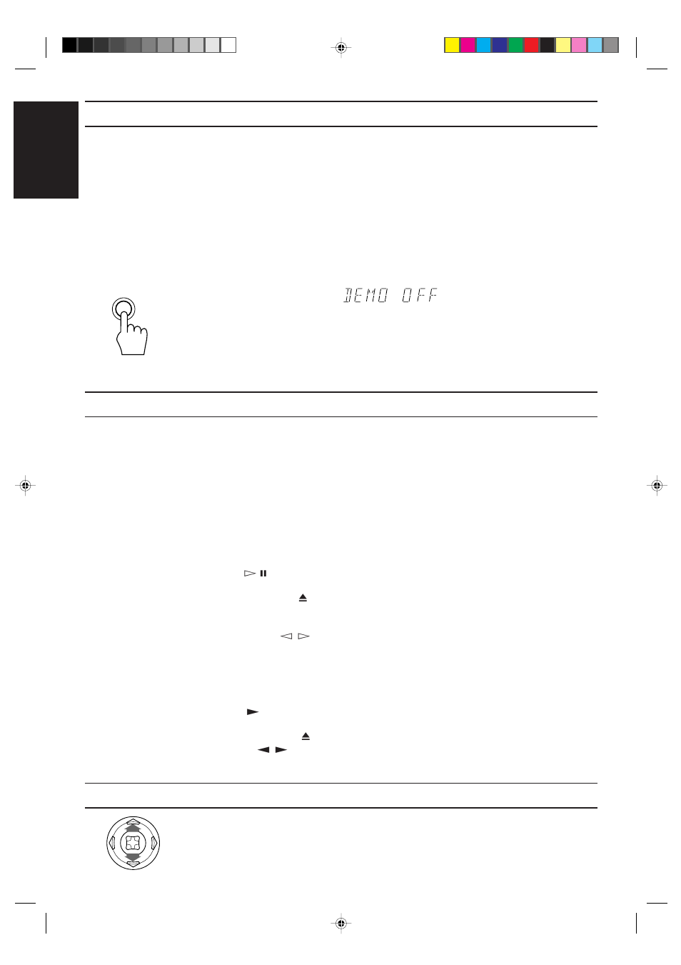 Demo mode, Compu play, Adjusting the brightness of the display | 6english | JVC CA-D672TR User Manual | Page 10 / 47