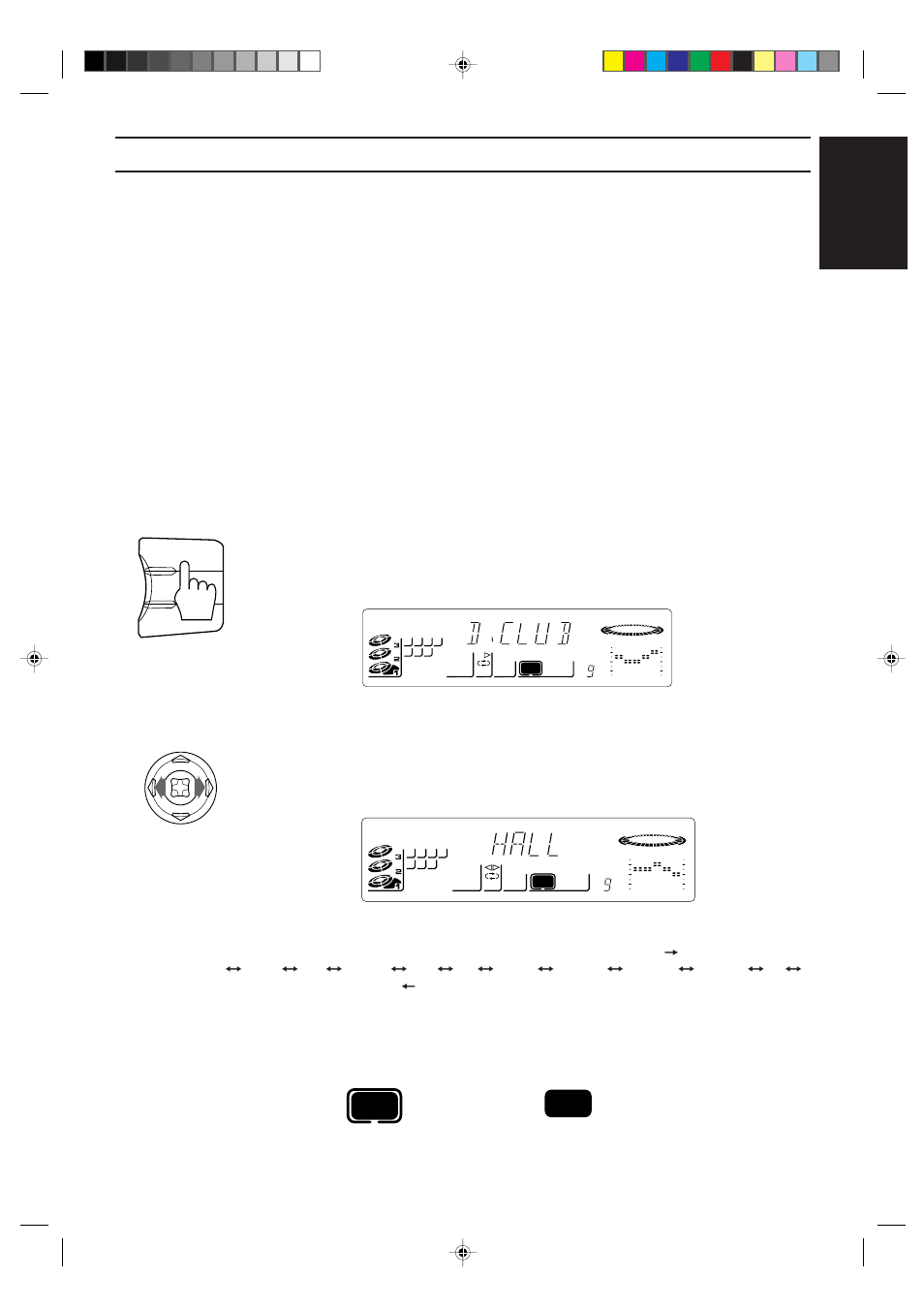 Sound modes, 9english, Selecting a sound mode | JVC CA-D672TR User Manual | Page 13 / 47