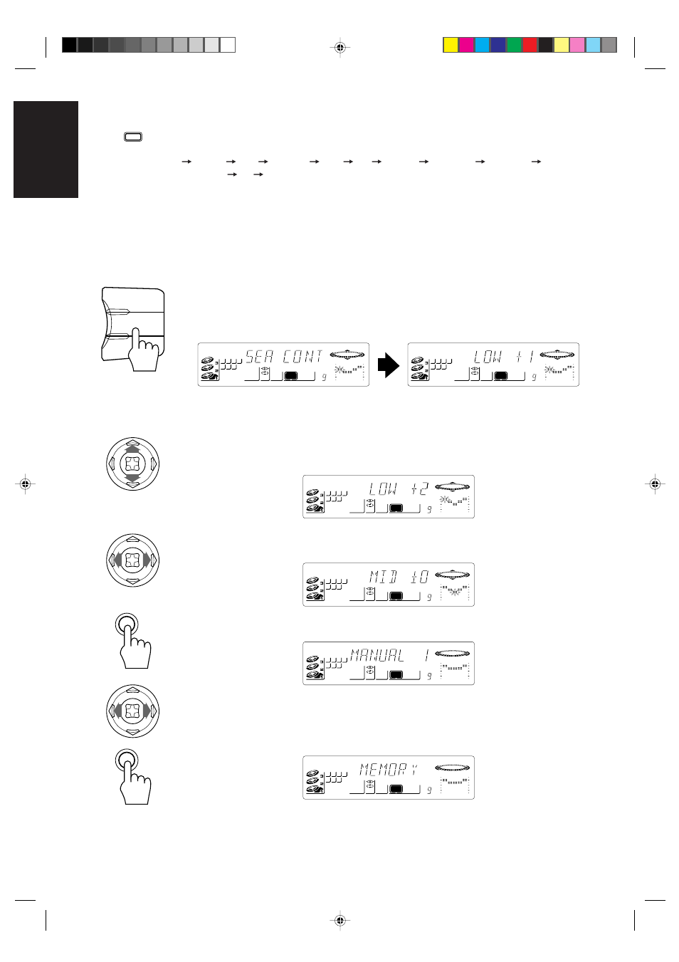 10 english, Customizing a sound mode | JVC CA-D672TR User Manual | Page 14 / 47