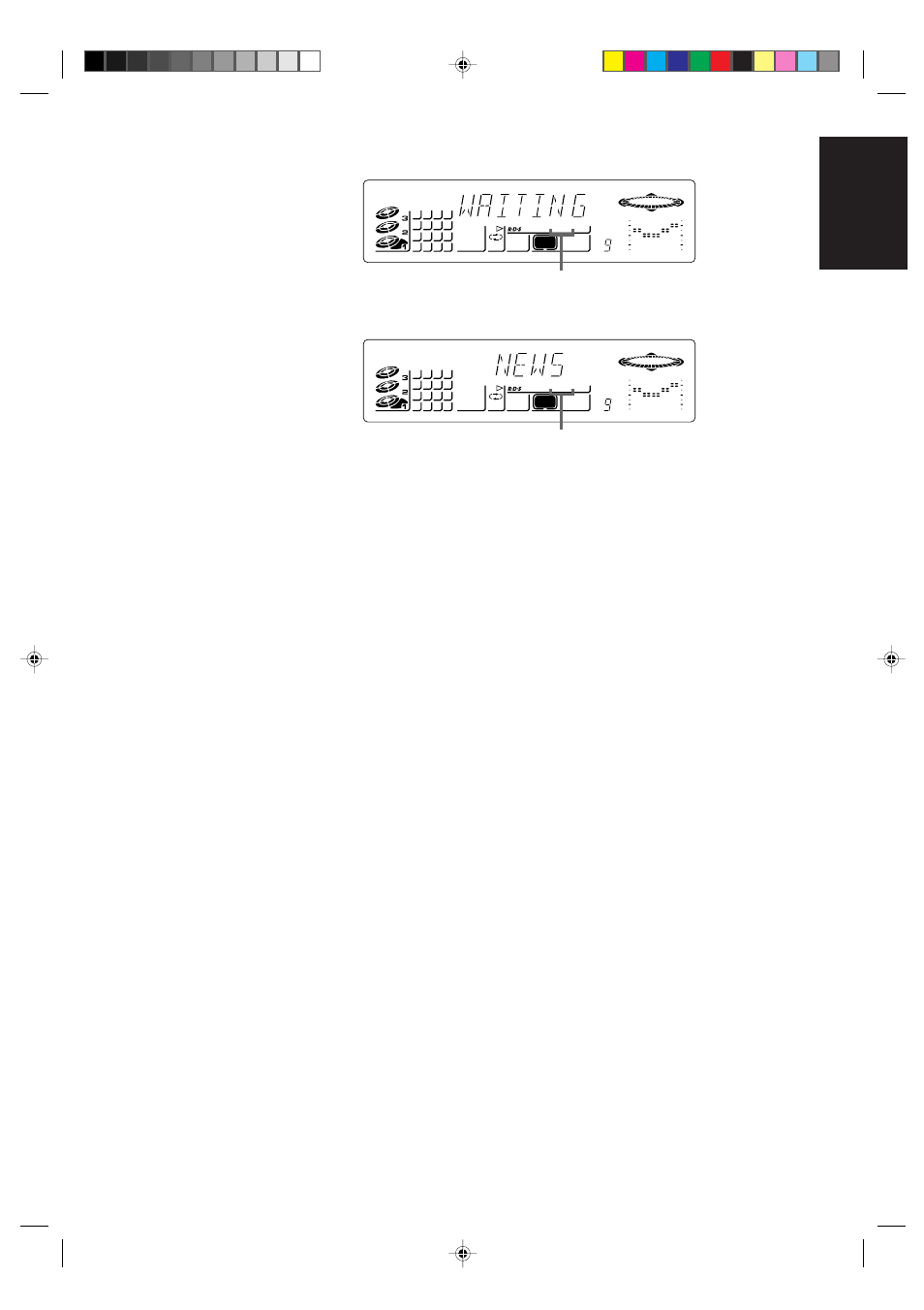 17 english, Alarm function, Blinking | JVC CA-D672TR User Manual | Page 21 / 47