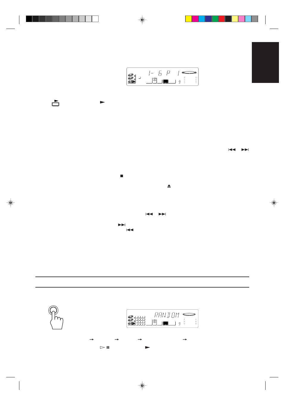 Random play, 23 english | JVC CA-D672TR User Manual | Page 27 / 47