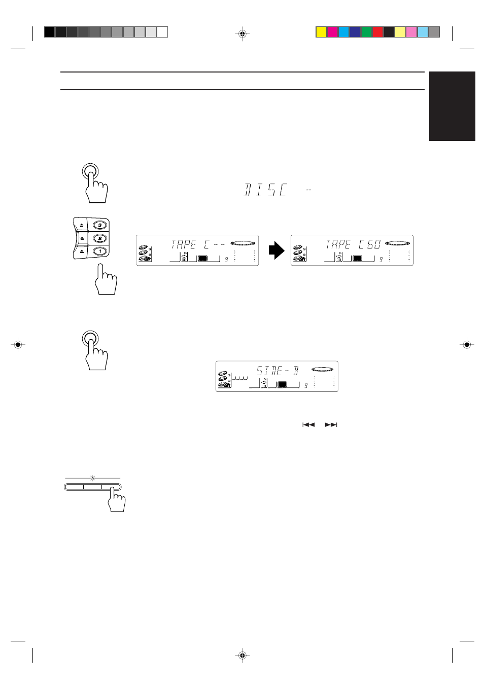 Auto edit recording, 31 english, Prepare cds. (see page 19.) | JVC CA-D672TR User Manual | Page 35 / 47