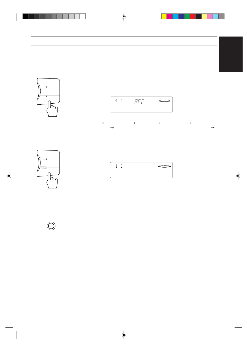 Setting the rec (recording) timer, 37 english | JVC CA-D672TR User Manual | Page 41 / 47