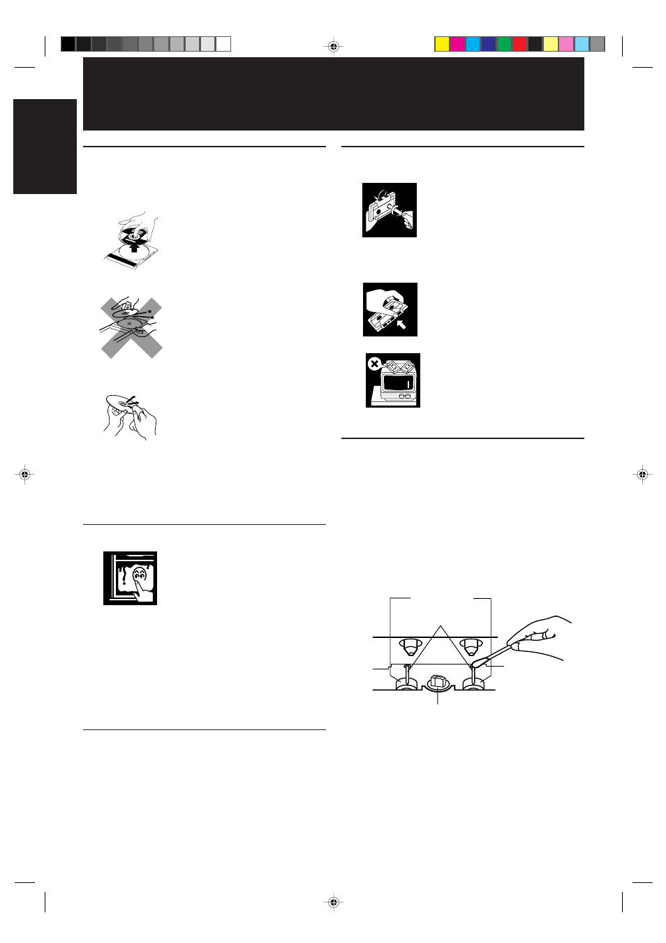 Care and maintenance, 40 english | JVC CA-D672TR User Manual | Page 44 / 47