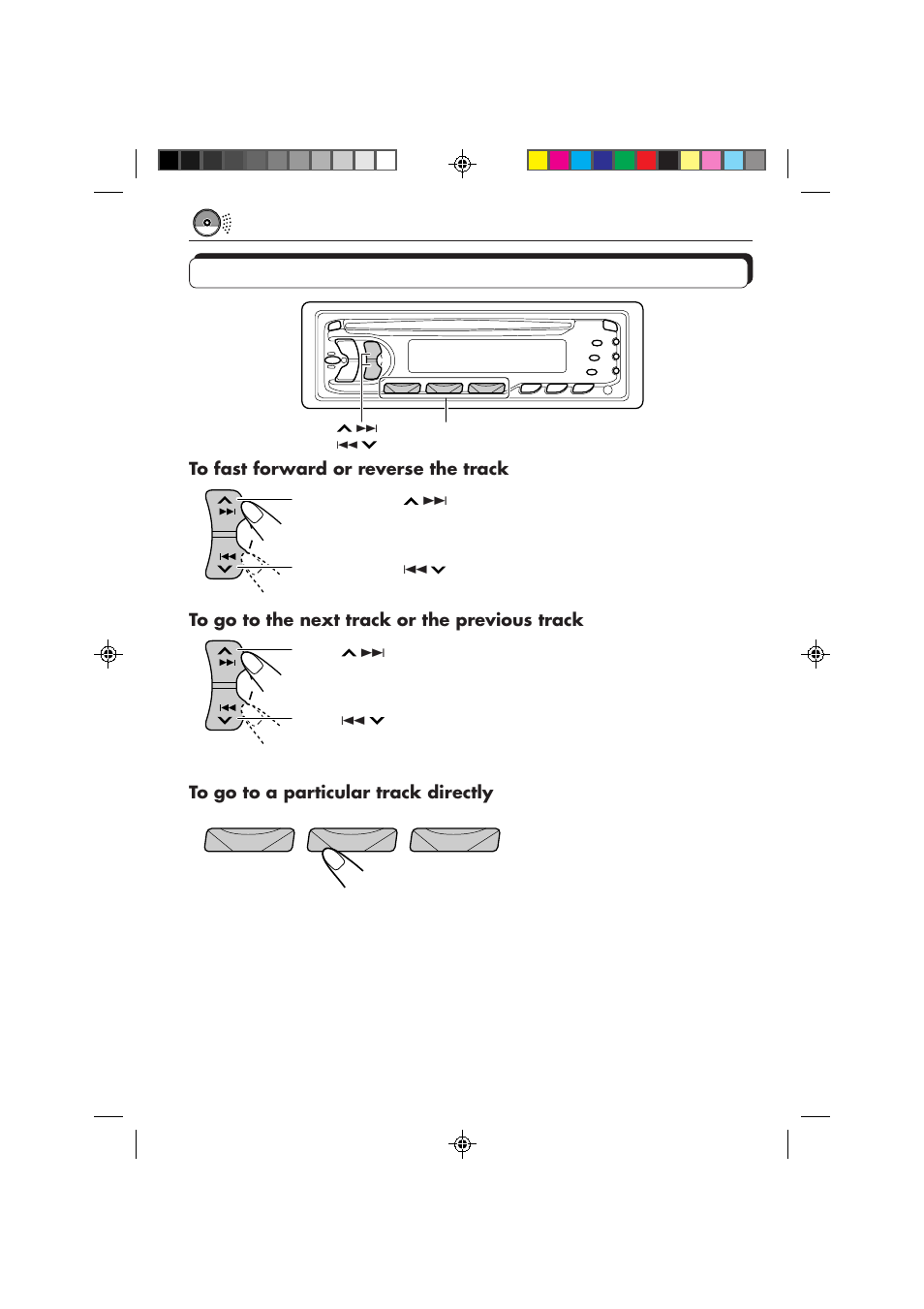 Locating a track or a particular portion on a cd | JVC KD-S653R User Manual | Page 18 / 114