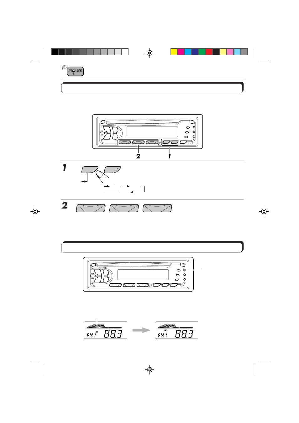 Anwahl eines vorabgestimmten senders | JVC KD-S653R User Manual | Page 36 / 114