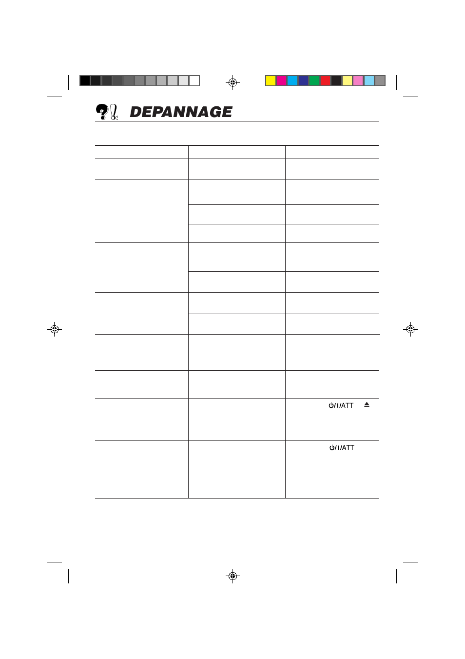 Depannage | JVC KD-S653R User Manual | Page 84 / 114