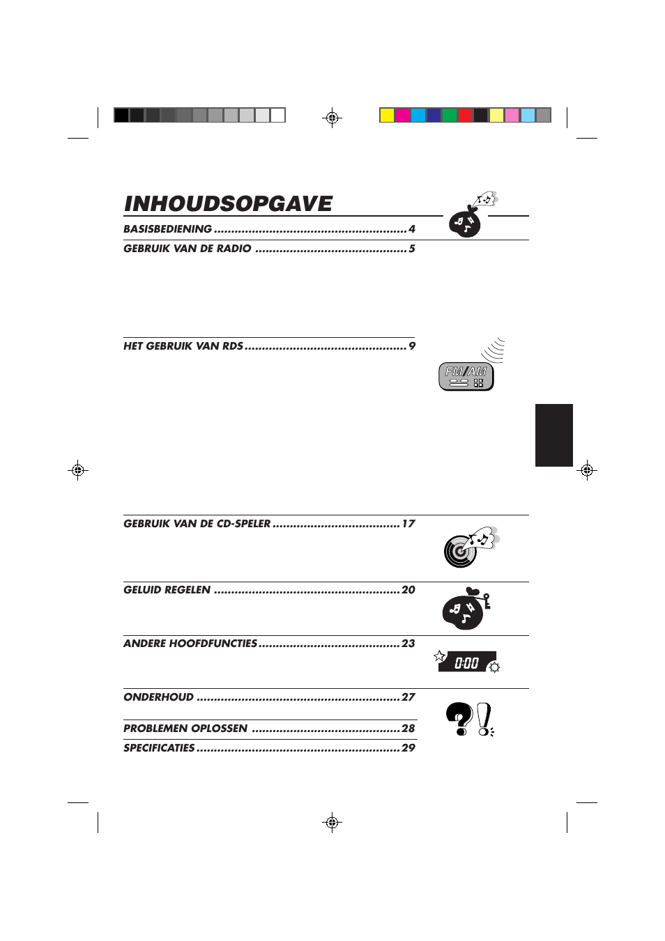 Inhoudsopgave | JVC KD-S653R User Manual | Page 87 / 114