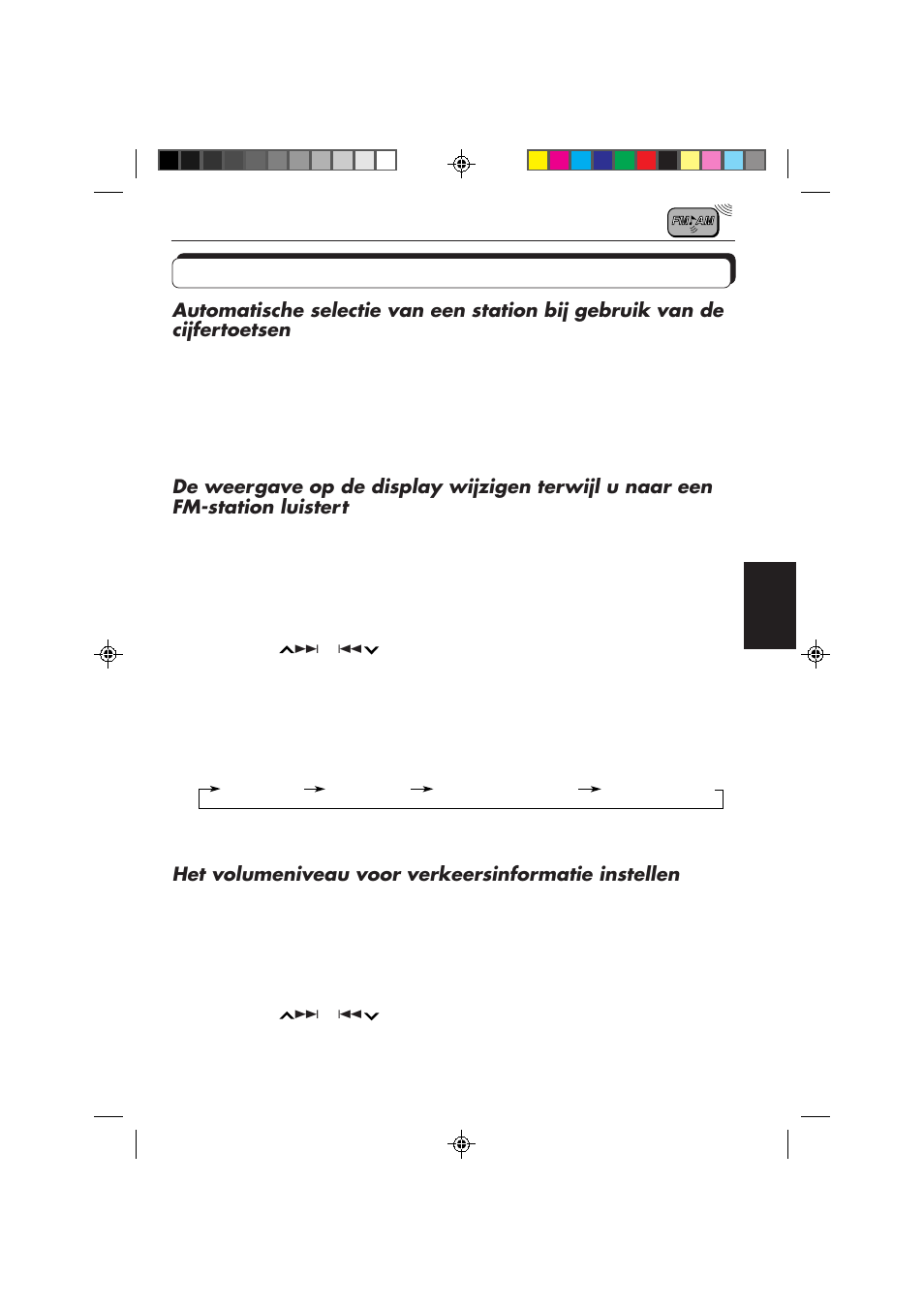 Andere handige rds-functies, Het volumeniveau voor verkeersinformatie instellen | JVC KD-S653R User Manual | Page 99 / 114