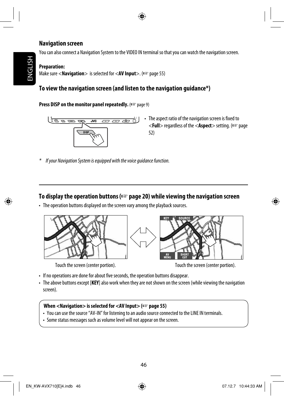 Navigation screen | JVC LVT1778-001A User Manual | Page 122 / 666