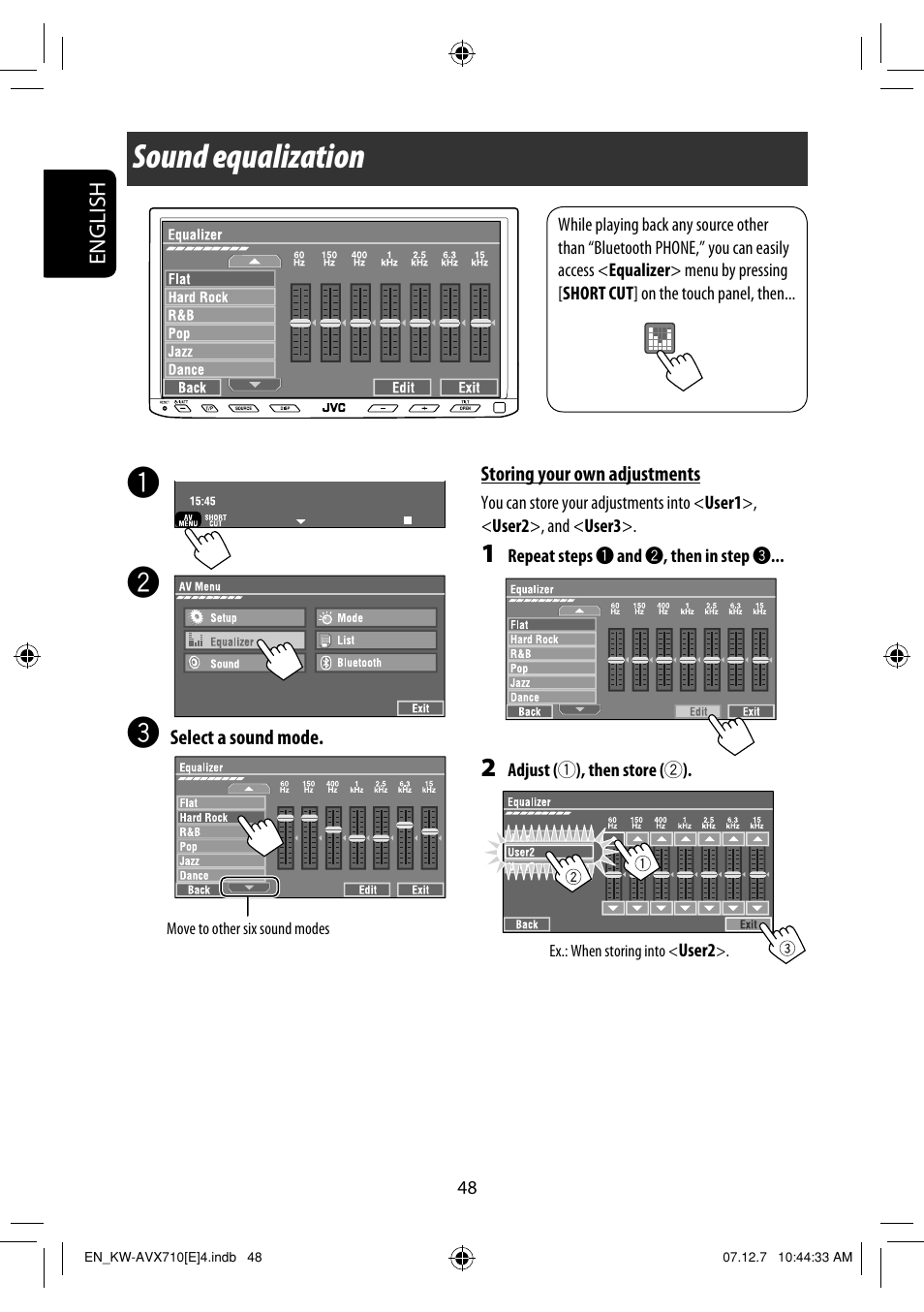 Sound equalization | JVC LVT1778-001A User Manual | Page 124 / 666