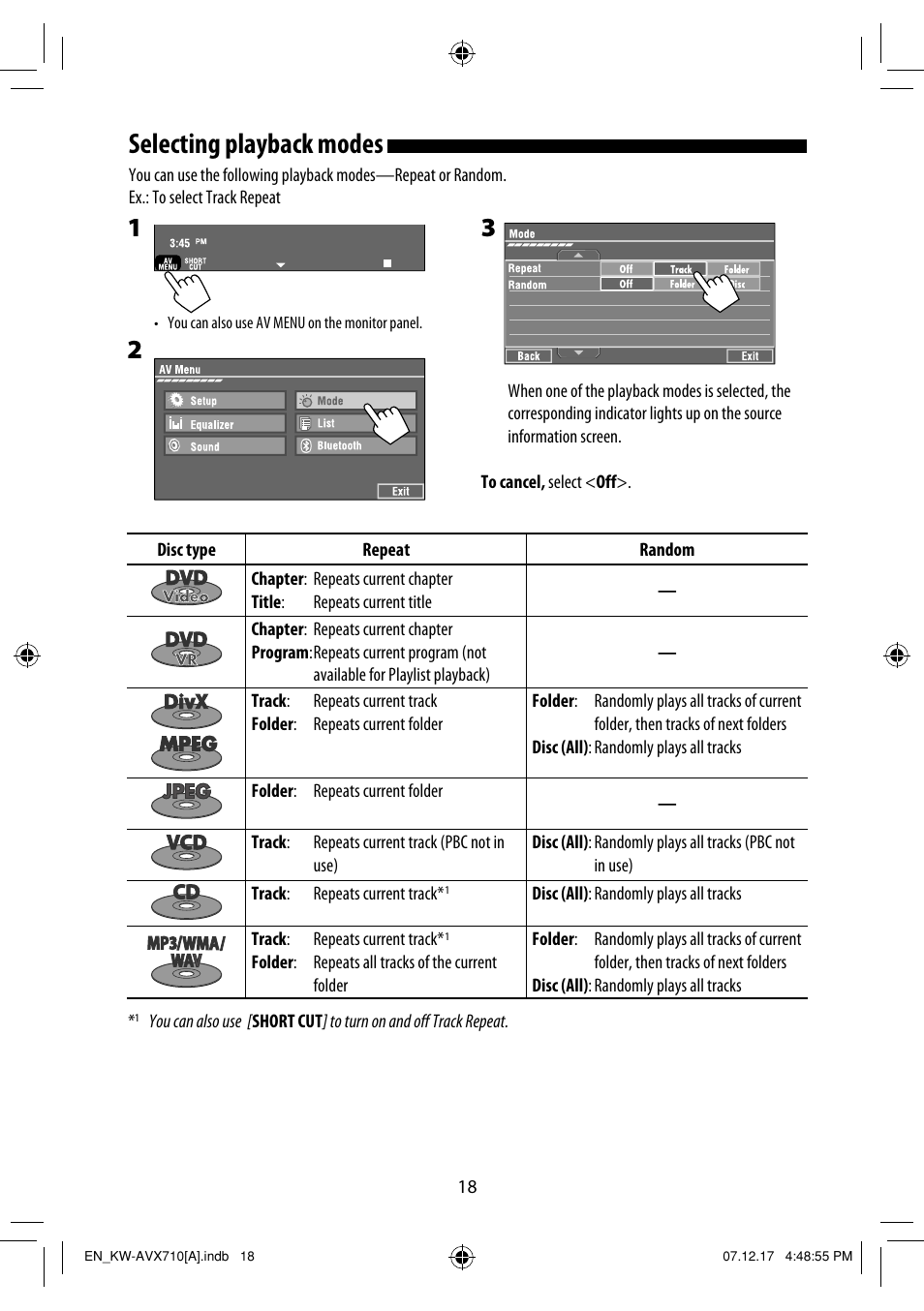 Selecting playback modes | JVC LVT1778-001A User Manual | Page 548 / 666