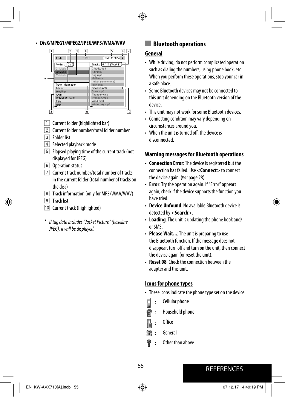 References bluetooth operations | JVC LVT1778-001A User Manual | Page 585 / 666