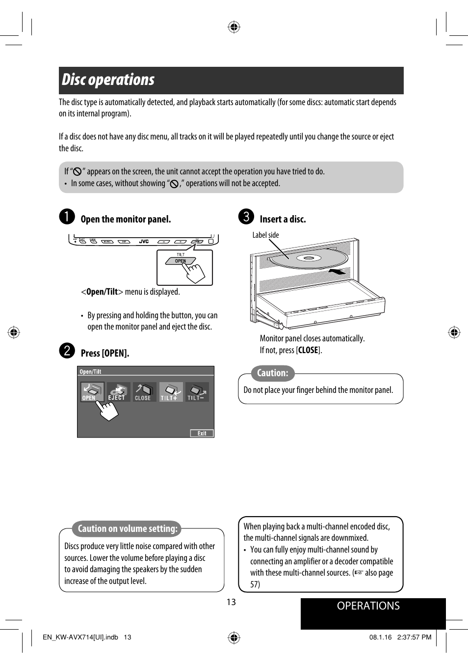 Disc operations | JVC LVT1778-001A User Manual | Page 611 / 666