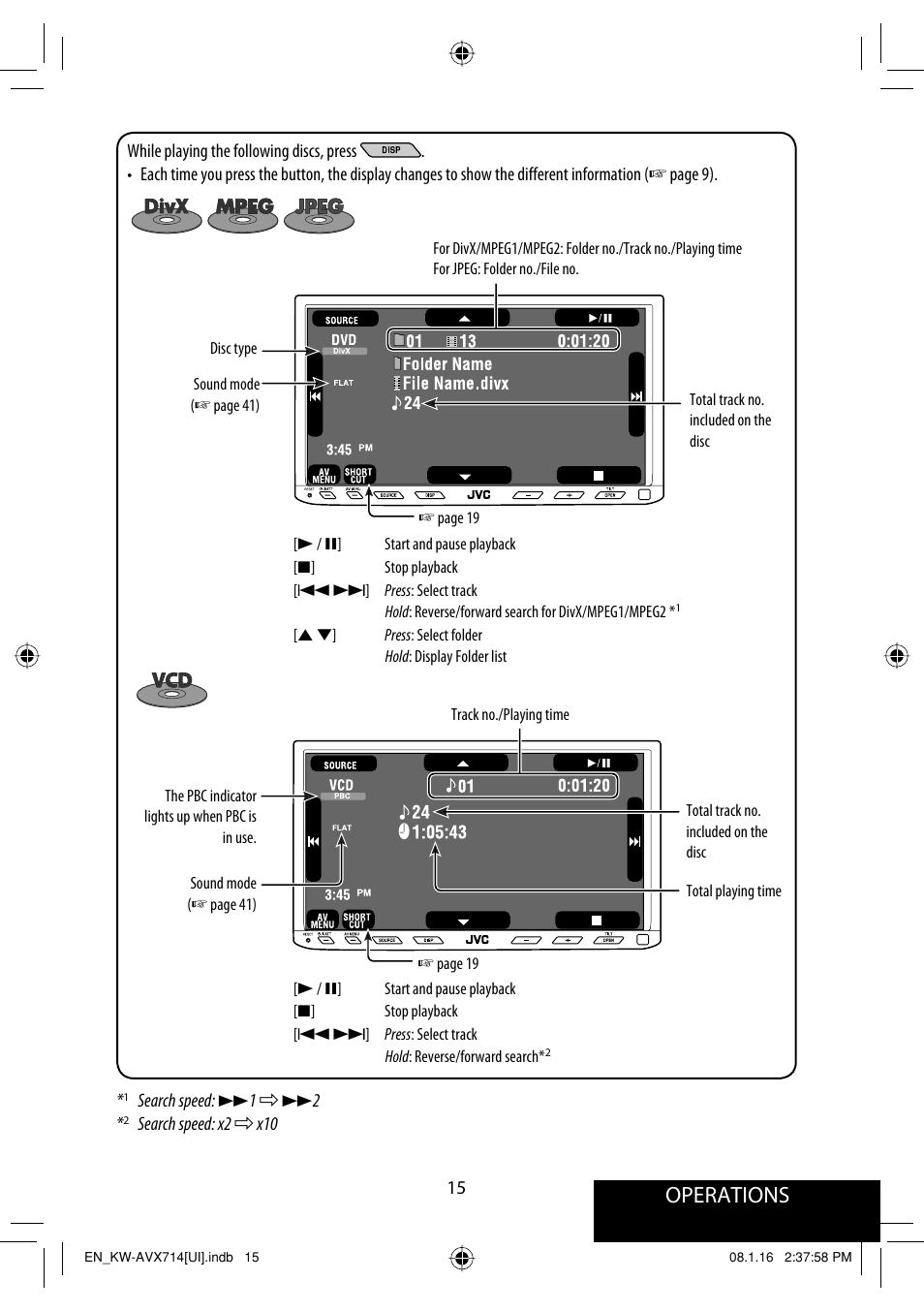 Operations | JVC LVT1778-001A User Manual | Page 613 / 666